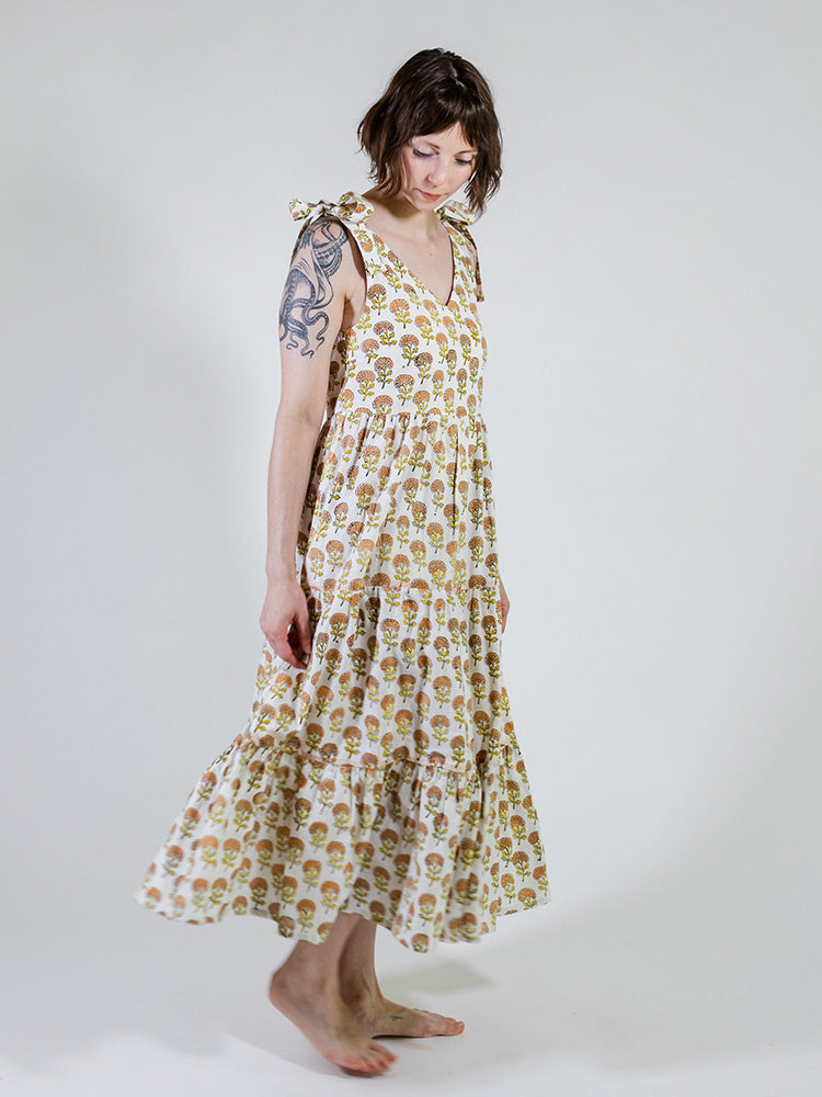 Lorelei Tiered Dress - Marigold - Image 7