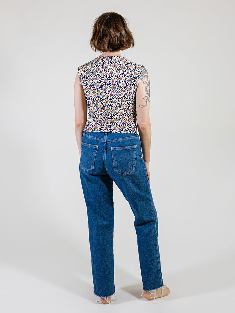 Ruched Top - Matisse Navy - Image 6