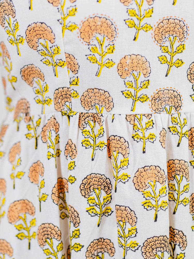 Sydney Sleeveless Dress - Marigold - Image 2