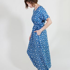 Aimee Maxi Dress - Indigo Heart Floral - Image 5