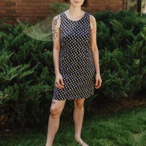 Evanston Dress - Micro Floral Navy - Image 4