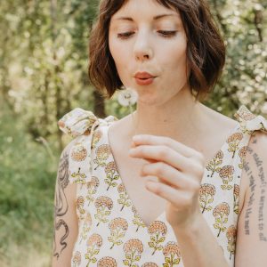 Lorelei Tiered Dress - Marigold - Image 9