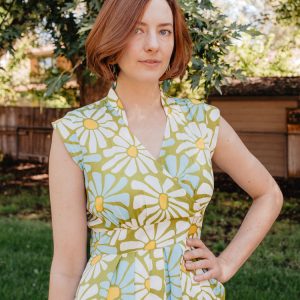 Lucille Dress - Pear Flowers - Image 4