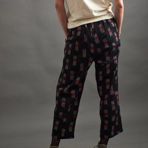 Miller Easy Pant - Black Ikat - Image 3