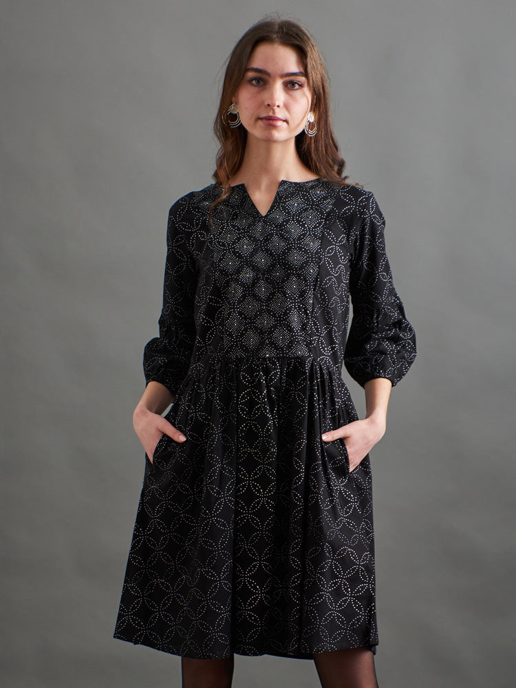 Fiona Dress - Ikigai Black - Image 5