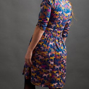 Serephina Dress - Blue Horses - Image 3