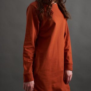 Sweatshirt Dress - Loop Knit Clay - Image 2