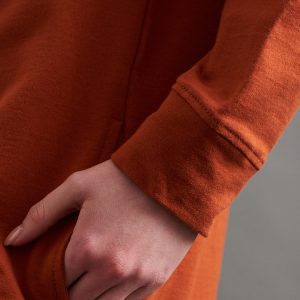 Sweatshirt Dress - Loop Knit Clay - Image 3