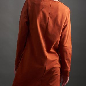 Sweatshirt Dress - Loop Knit Clay - Image 4