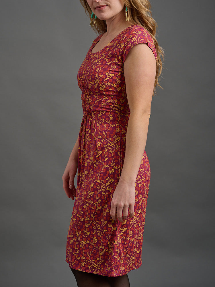 Artsy Traveler Dress - Berry Poppy - Image 4