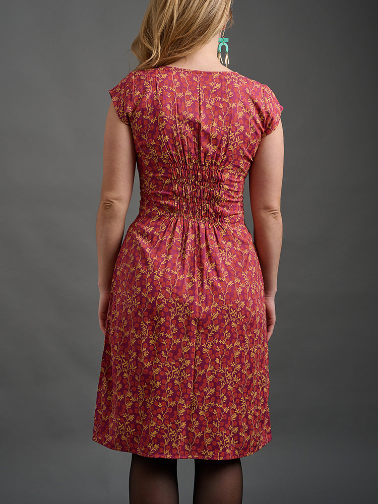 Artsy Traveler Dress - Berry Poppy - Image 5