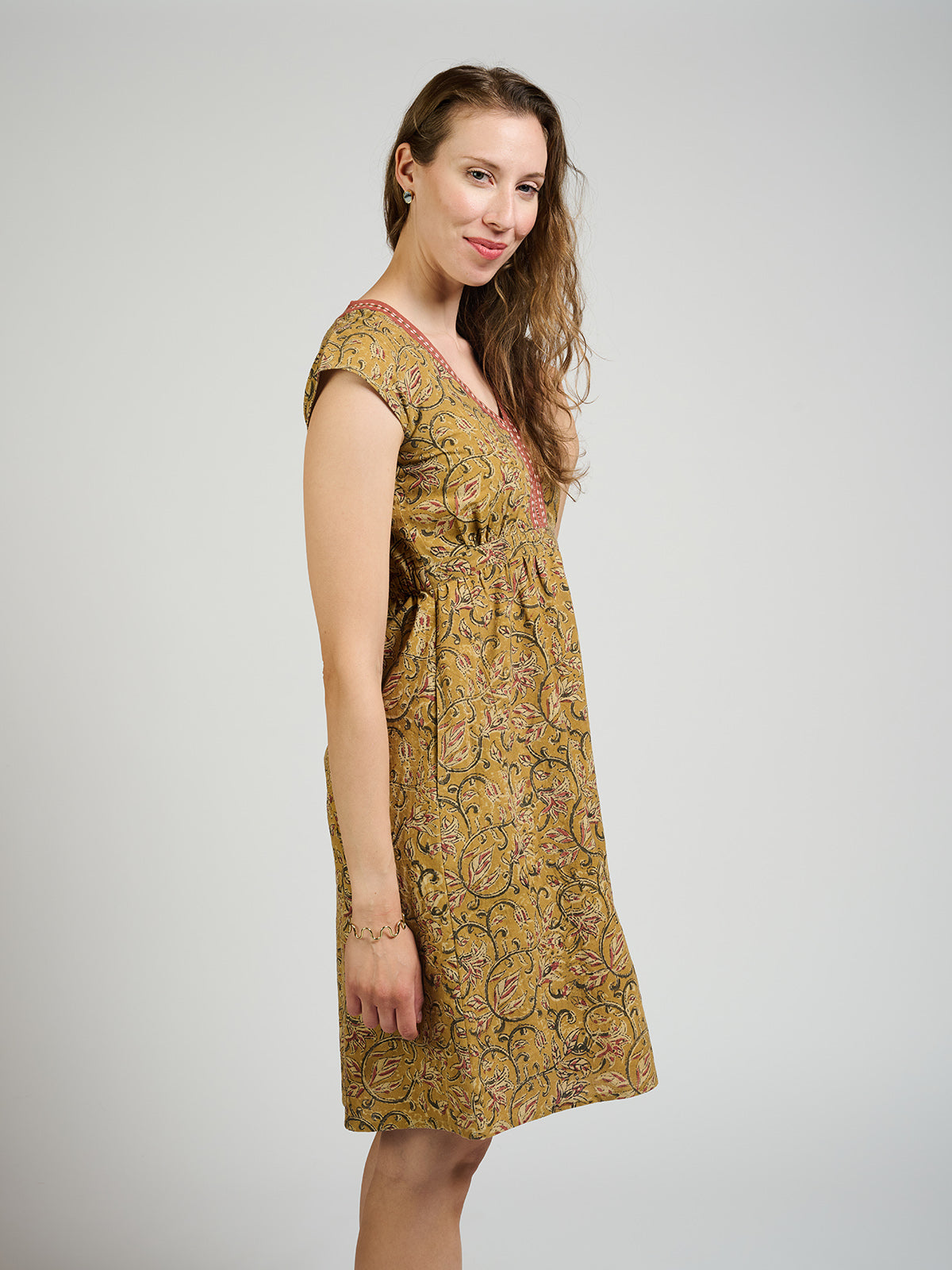 Jaya Dress - Turmeric - Image 3