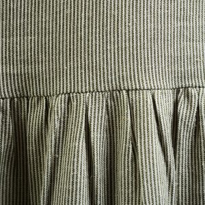 Lorelei Tiered Dress - Olive Stripe - Image 6