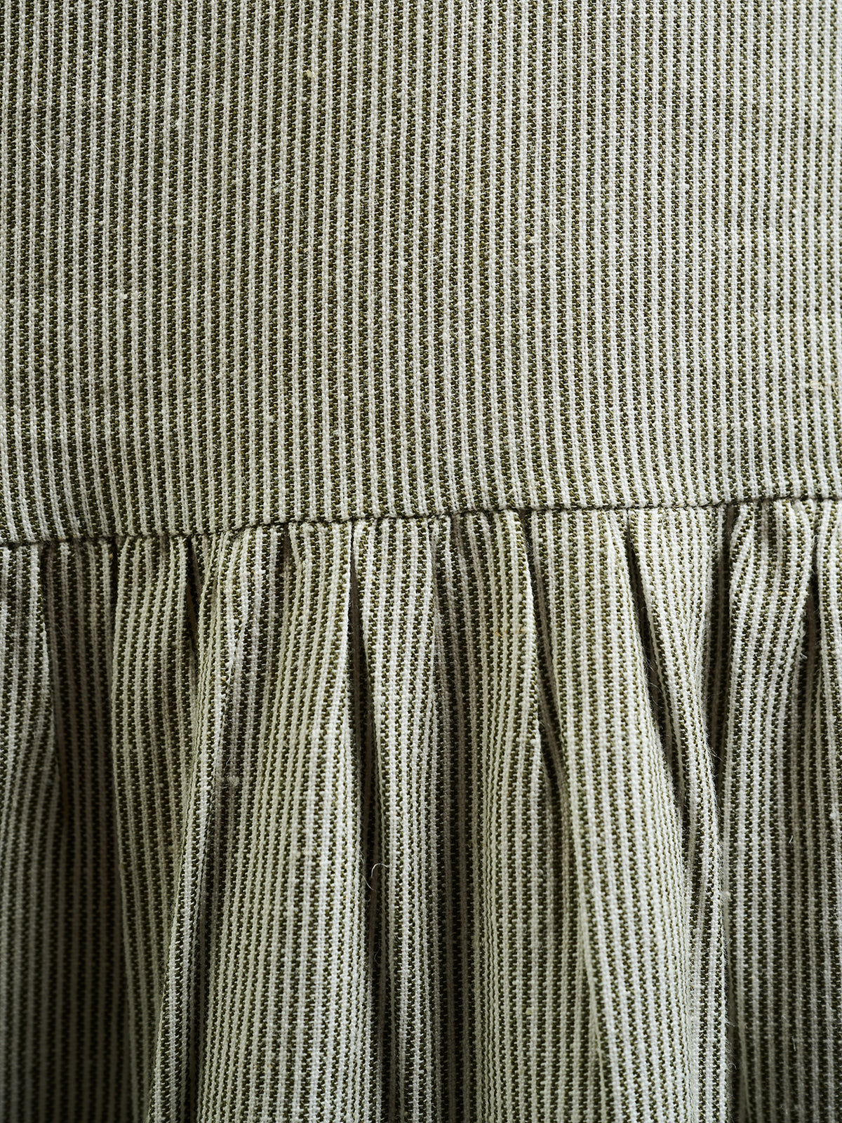 Lorelei Tiered Dress - Olive Stripe - Image 6