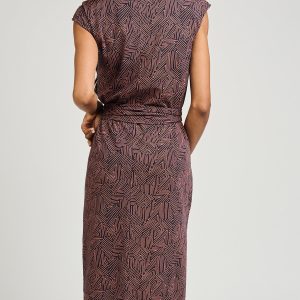 Sasha Shift Dress - Tree Rings Blue - Image 4