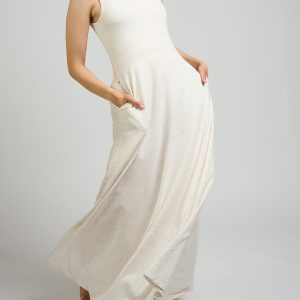 Vero Maxi Dress - Tree Rings Shell - Image 3