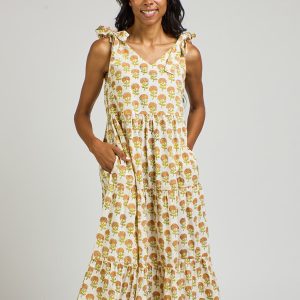 Lorelei Tiered Dress - Marigold - Image 2