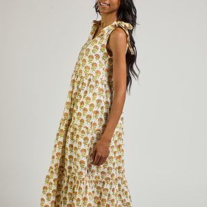 Lorelei Tiered Dress - Marigold - Image 4