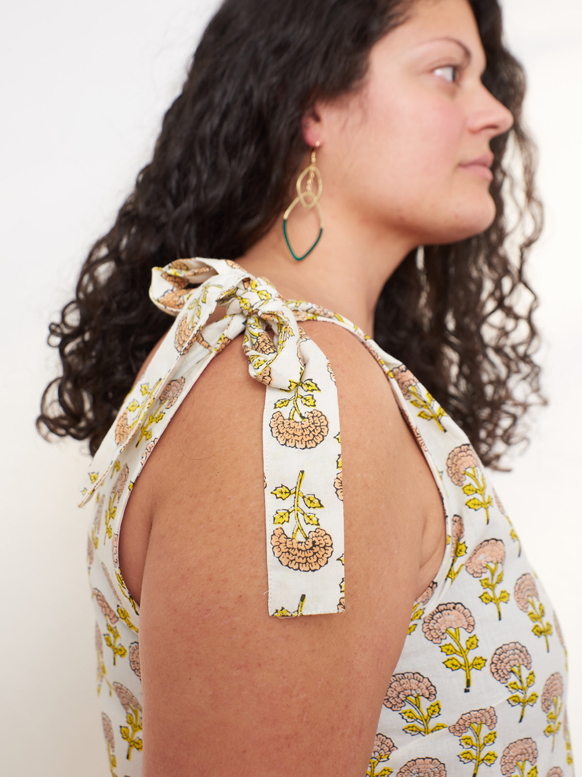 Lorelei Tiered Dress - Marigold - Image 12