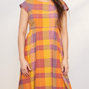 Devonshire Dress - Sunset Plaid - Image 6