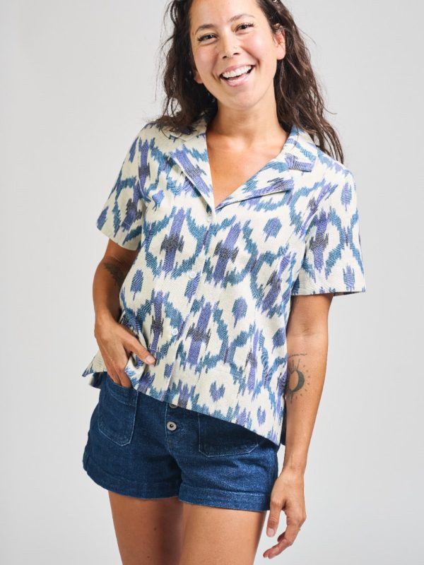 Camp Shirt - Seashore Ikat