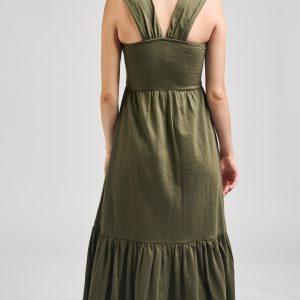 Opal Dress - Olive - Image 5