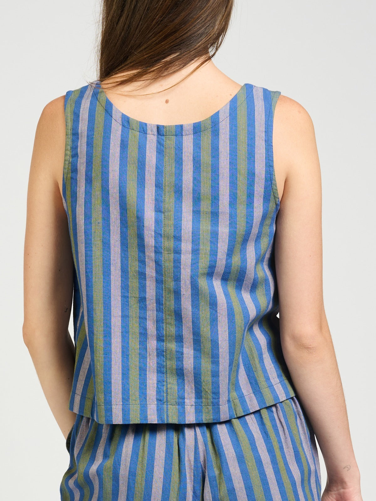 Neko Tank - Lavender Stripe - Image 6