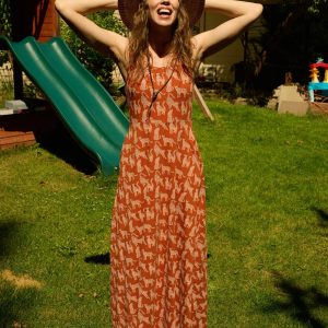 Vero Maxi Dress - Leopard Sienna - Image 4