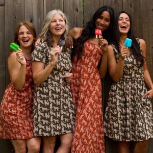 Asheville Dress - Leopard Green - Image 6