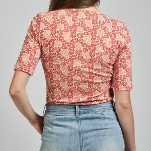 Gianna Wrap Top - Matisse Vermillion - Image 5