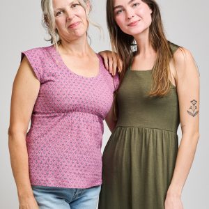 Artsy Traveler Top - Purple Buds - Image 2