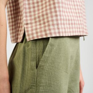 Neko Tank - Brown Gingham - Image 10