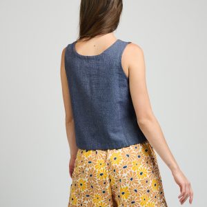 Neko Tank - Blue Chambray - Image 8