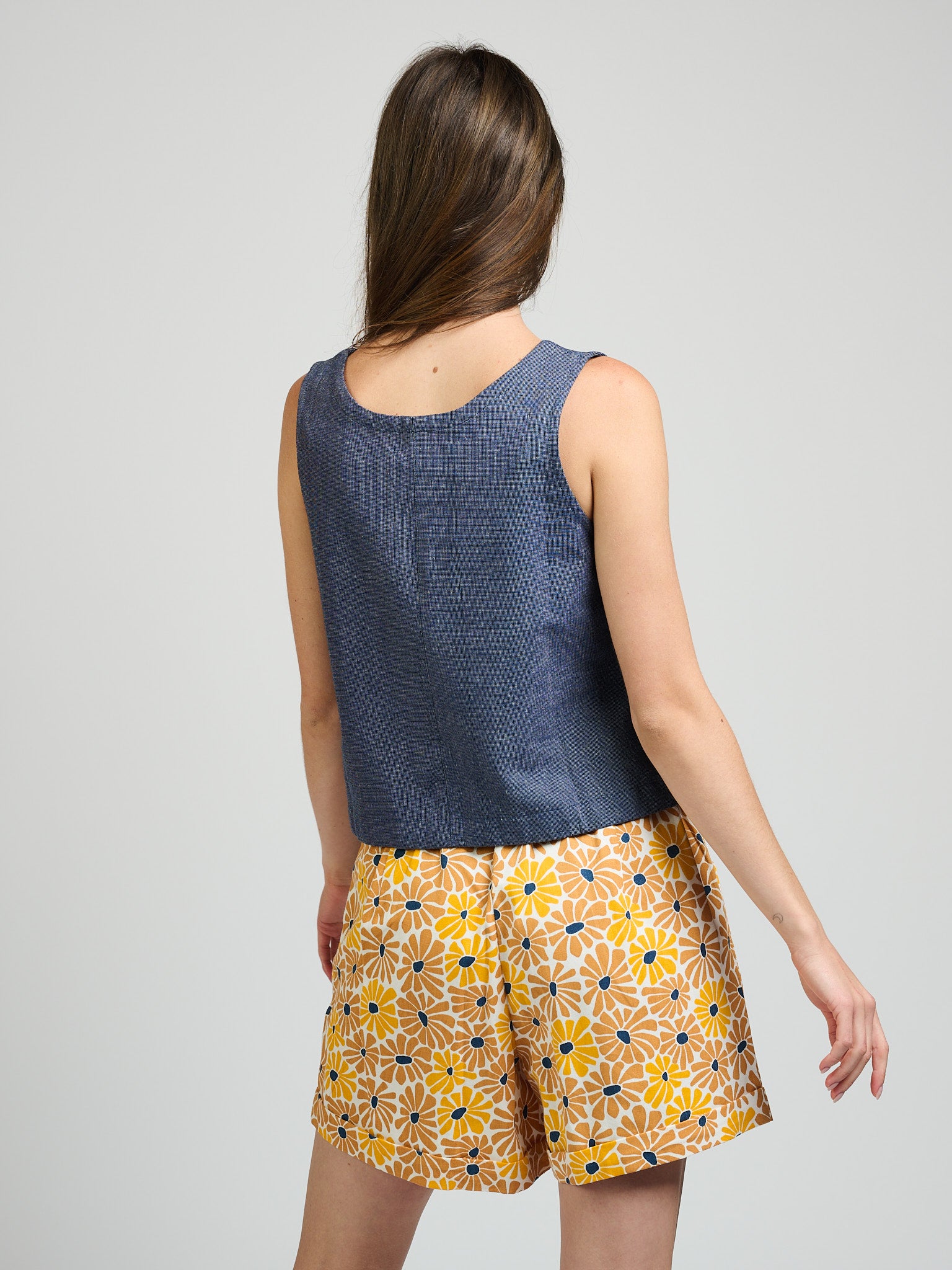 Neko Tank - Blue Chambray - Image 8