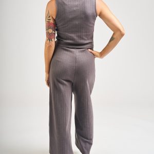 Rita Jumpsuit - Shale Rib Knit - Image 3