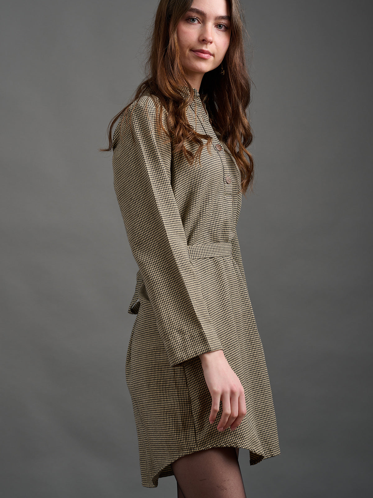 Sonja Shirtdress - Houndstooth - Image 4