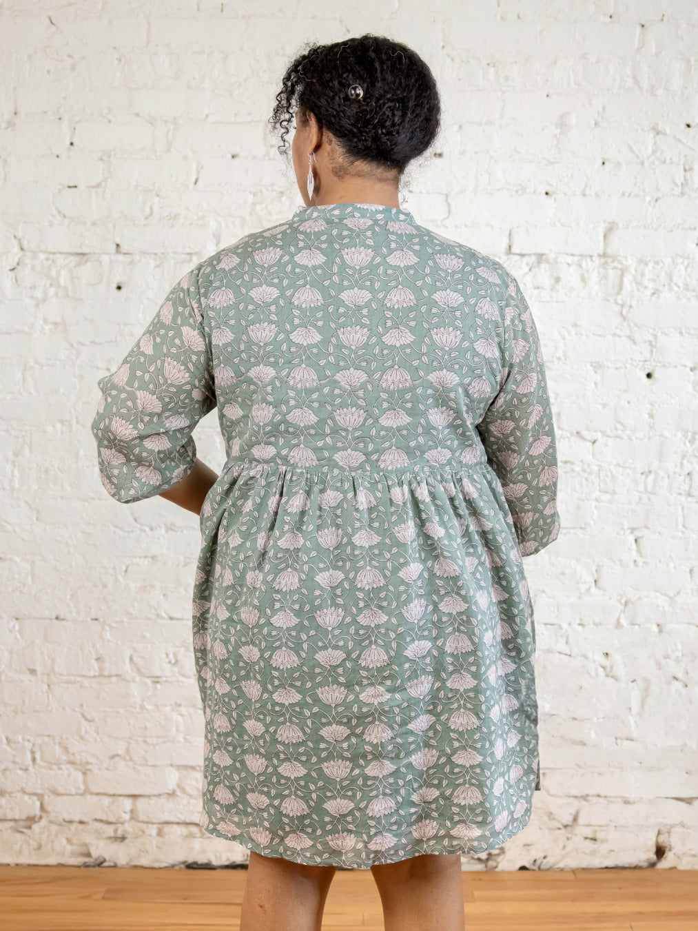 Sohla Mini Dress - Aegean Teal Floral - Image 10