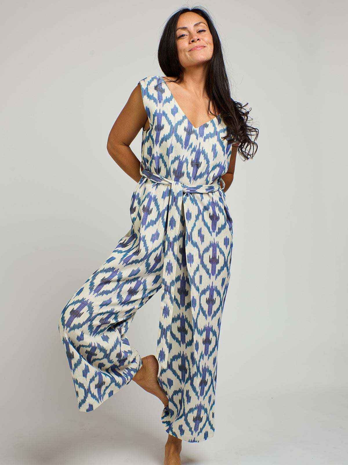 Jana Jumpsuit - Seashore Ikat - Image 1