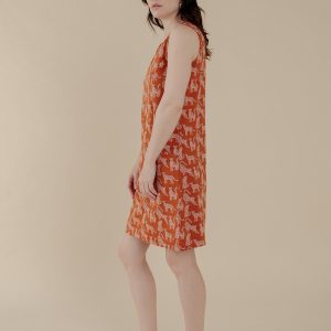 Evanston Dress - Leopard Sienna - Image 4