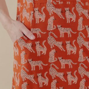 Evanston Dress - Leopard Sienna - Image 3