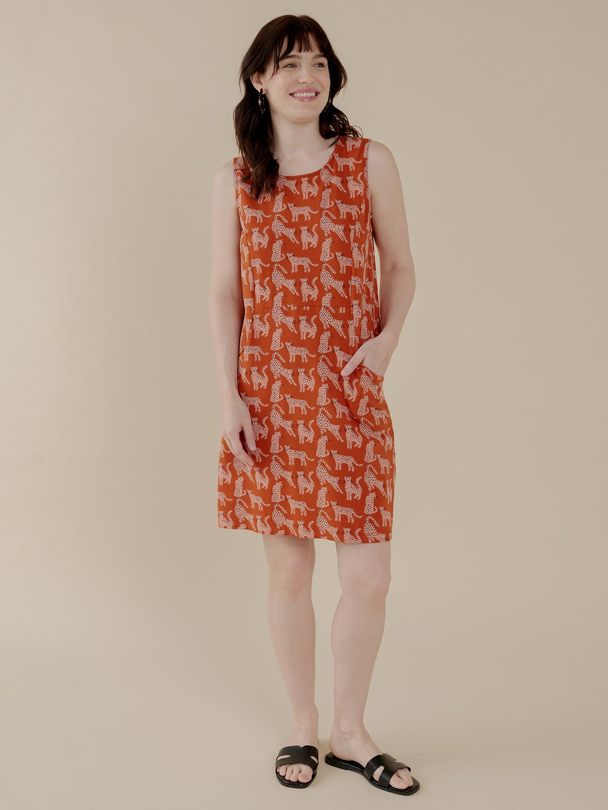 Evanston Dress - Leopard Sienna - Image 2