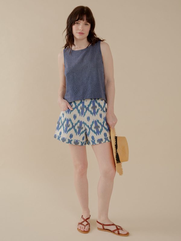 Serena Short - Seashore Ikat