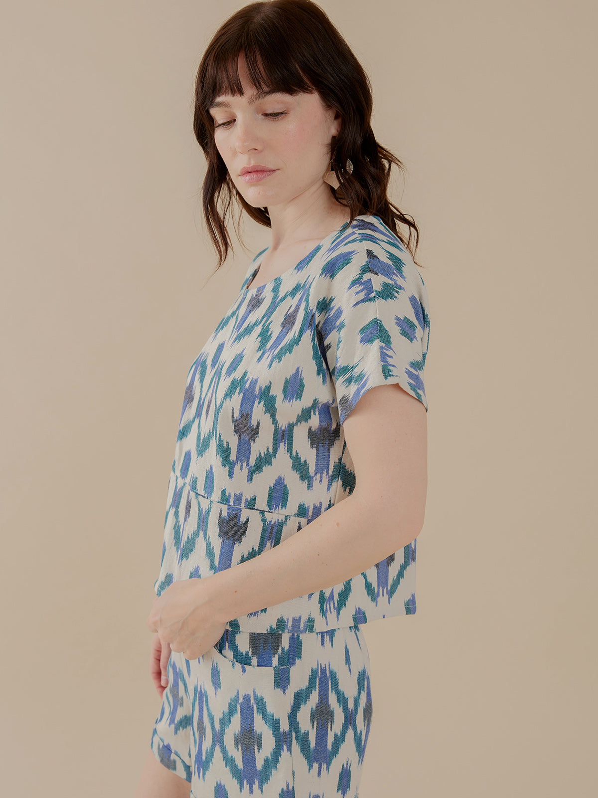 Dana Top - Seashore Ikat - Image 4