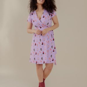 Katie Wrap Dress - Two Step Lavender - Image 1