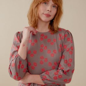 Erin Mini Dress - Fuchsia Floral - Image 2