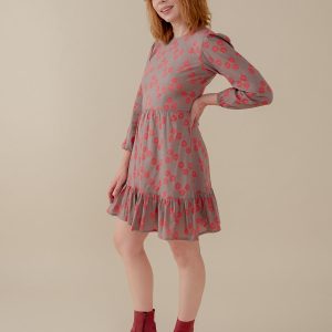 Erin Mini Dress - Fuchsia Floral - Image 3
