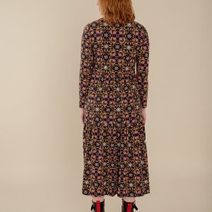 Mirah Tiered Dress - Mauve Tile - Image 4