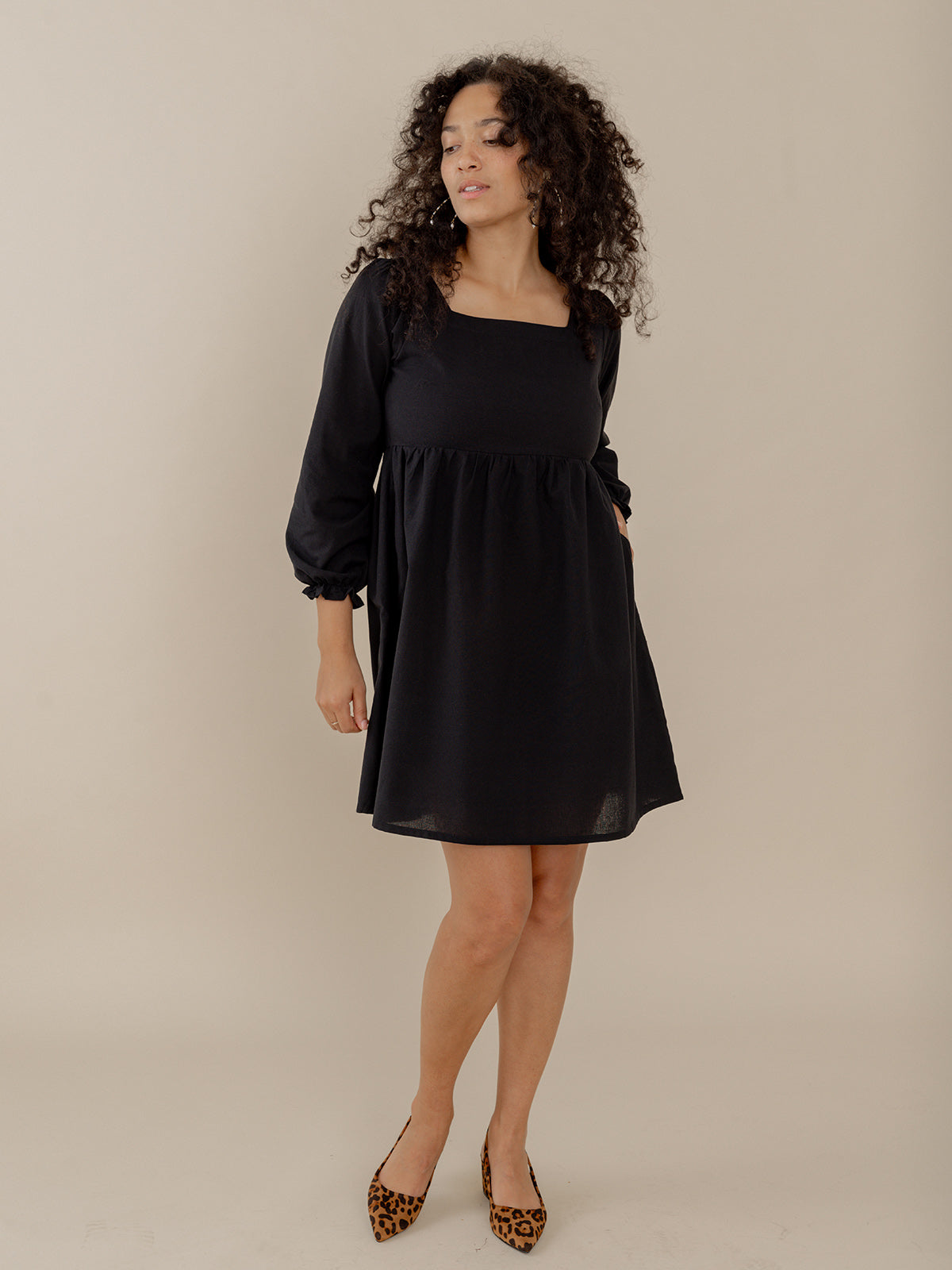 Nico Mini Dress - Black - Image 1
