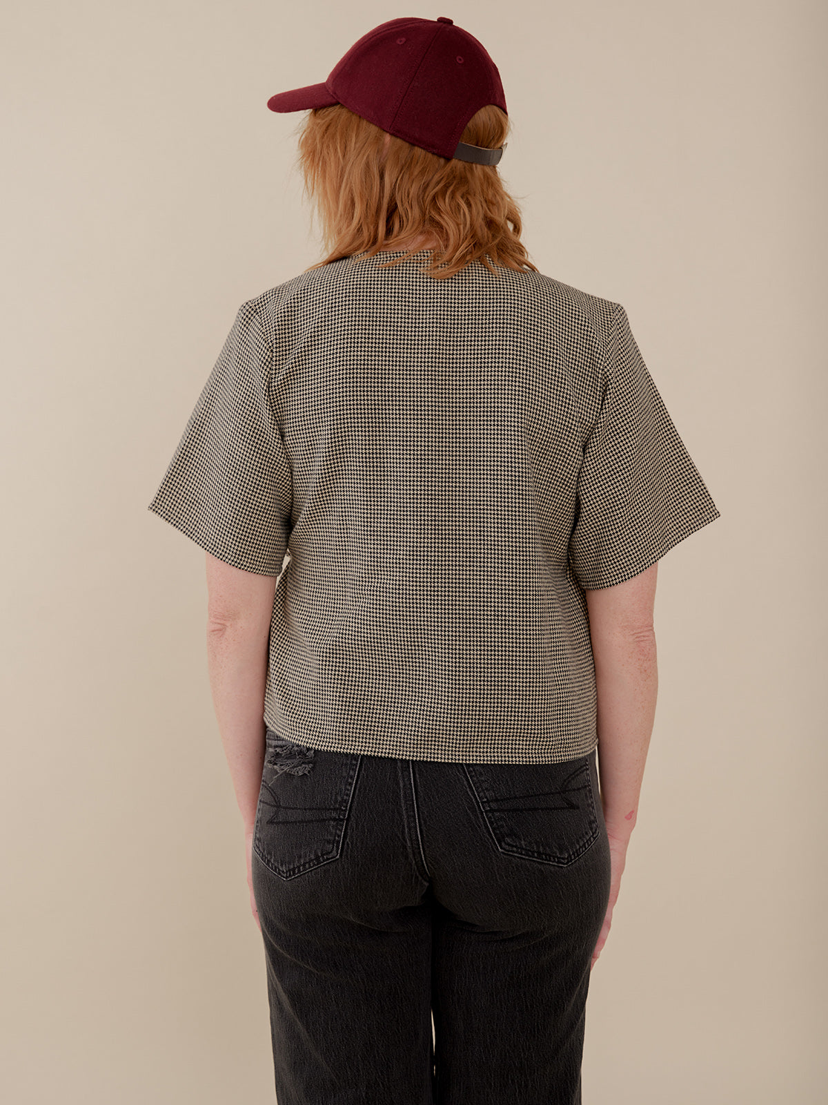 Winona Wrap Top - Houndstooth - Image 4