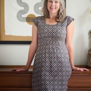 Artsy Traveler Dress - Black Botanical - Image 1